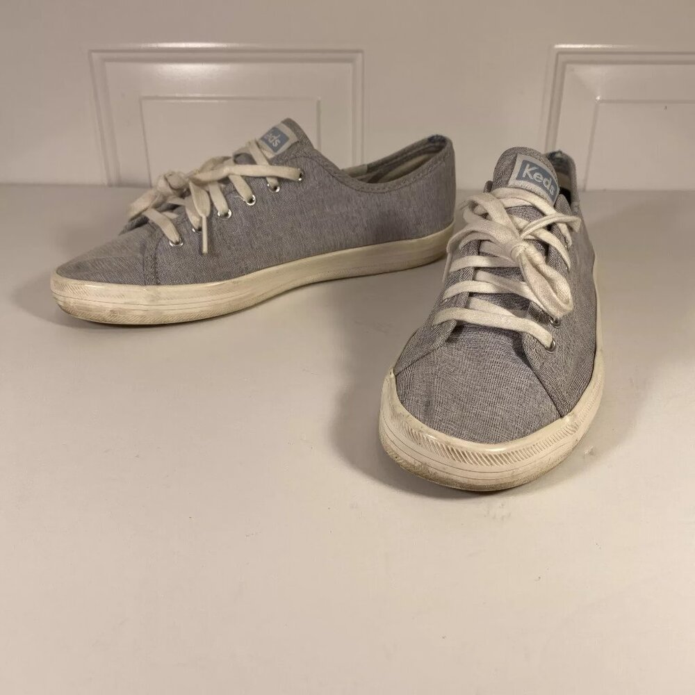 Keds Shoes Women’s Chambray Blue Kick Start Tennis Sneaker